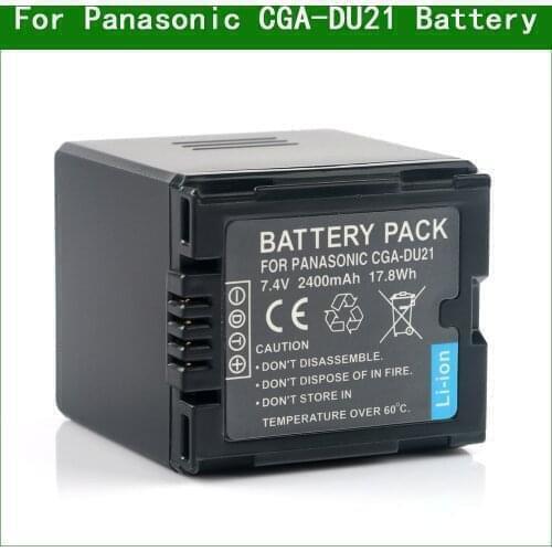 LANFULANG CGA DU21 Replacement Battery for Panasonic CGR-DU06 VW-VBD070 NV-GS47 NV-GS50 NV-GS27 SDR-H20 NV-GS57 NV-GS58