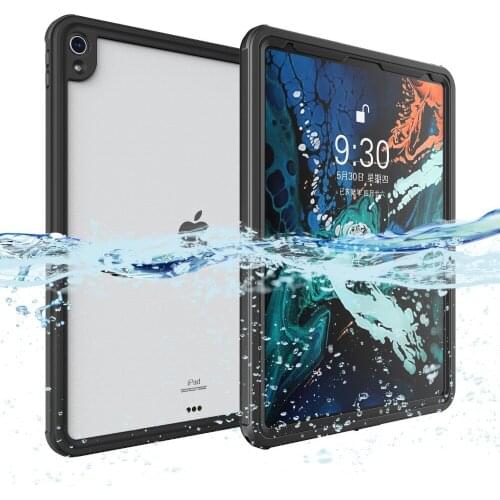 Waterproof Case for iPad pro 12.9inch 6.6ft Full Body Protection Heavy Duty Drop Proof with Kickstand Built-in Screen Protector