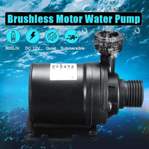 DC 12V/24V 5M 800L/H Aquarium water pump Ultra-Quiet Submersible Fountain Pump Filter Fish Pond water pump for fountain