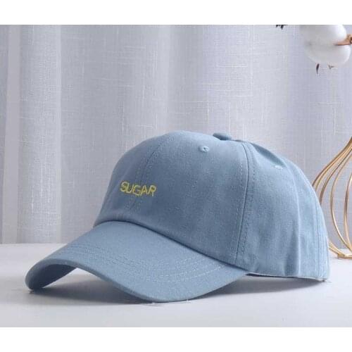 2021 Casual Baseball Cap Women Men Fashion Embroidery Suger Candy Color Hat Boys Girls Snapback Hat Cotton Cap Gorras Casquette