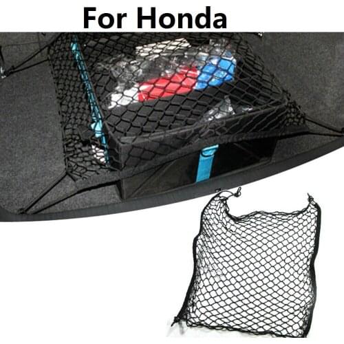 4 Hook 70*70cm Car-Style Mesh Net Storage Bag Tidying Holder For Honda Legend Life MDX NSX Partner Pilot S2000 ThatS Vezel Zest