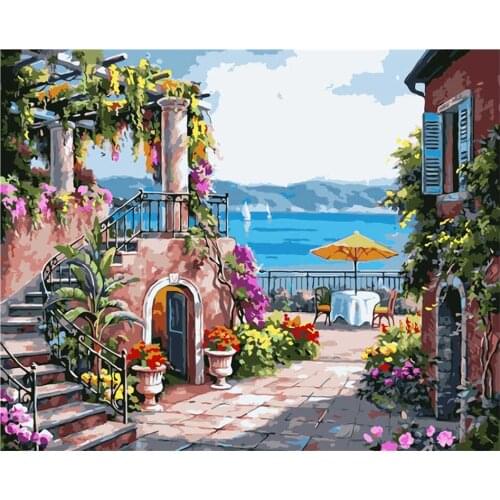 140*50CM Hand Painted Decoration Factory Acrylic Digital Oil Paint By Numbers