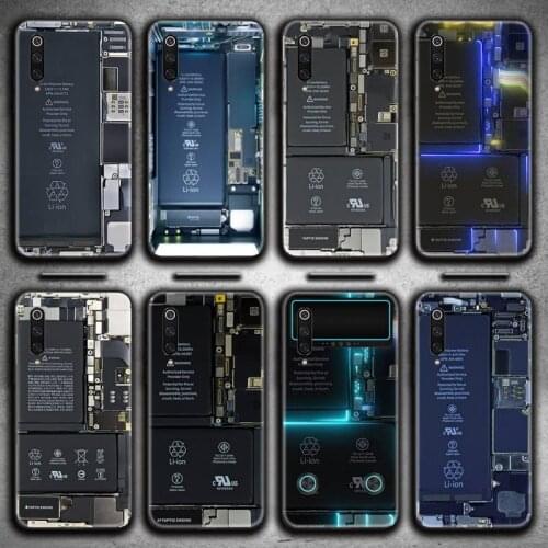 Motherboard Circuit Board Phone Case for Xiaomi Mi Note 10 Lite Mi 9T Pro xiaomi 10 CC9 9SE