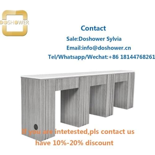 Doshower nail tables beauty salon manicure furniture with used salon equipment manicure spa table for nail table manufacturers