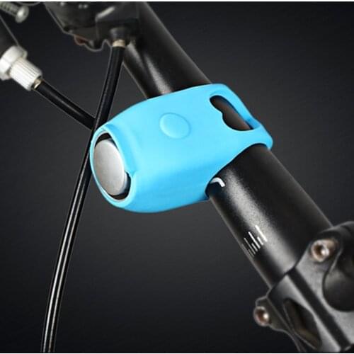 Electric Cycling Bell 120db Loud Horn Rainproof MTB Bicycle Handlebar Silica Gel Shell Ring Safety Bike Bell Bicycle Accessories