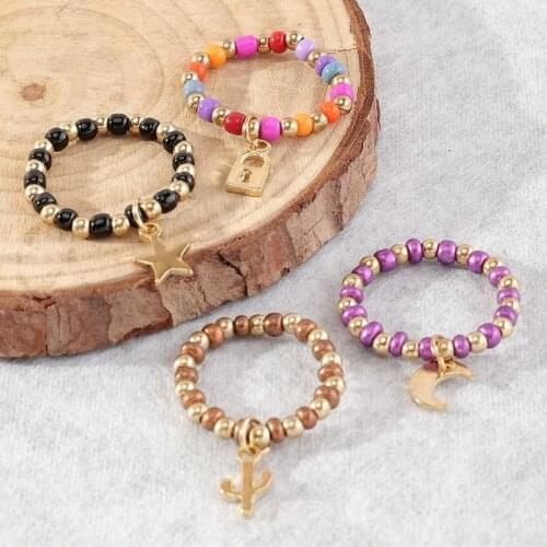 Funszhe Women's Gold Rings