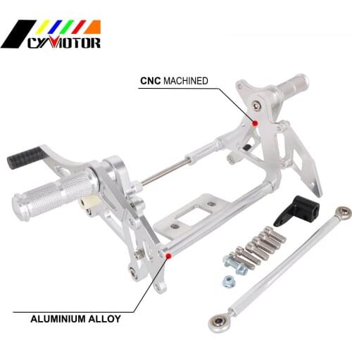 Motorcycle CNC Footrest Adjustable Foot Rests Pedal Pegs Footpegs For Z50 Z50 Monkey Drum Brake Accessories