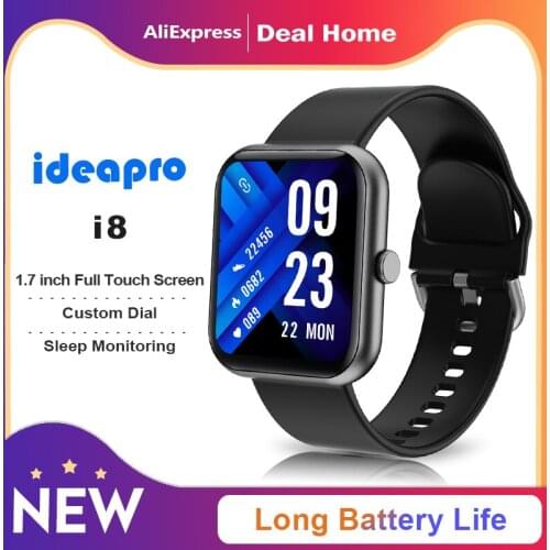 New 2021 Smart Watch ideapro i8 Game Mode 1.7HD Color Screen Sleep Monitoring Sport Mode Long battery life Smart Watch