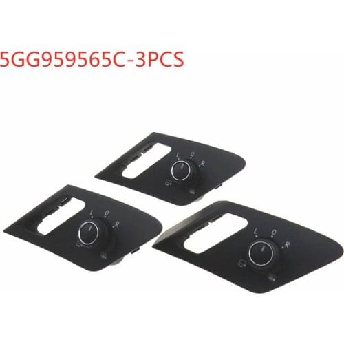 SCJYRXS Qty3 6 Pin Rearview Mirror Adjustment Knob Switch Controller 5GG959565C for VW Golf Mk7 2013 -2021 5GG 959 565C