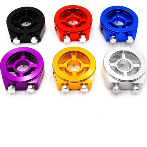 CNSPEED M20*1.5 and 3/4-16 Universal Oil Filter Cooler Sandwich Plate Adapter/Oil Adapter/car meter