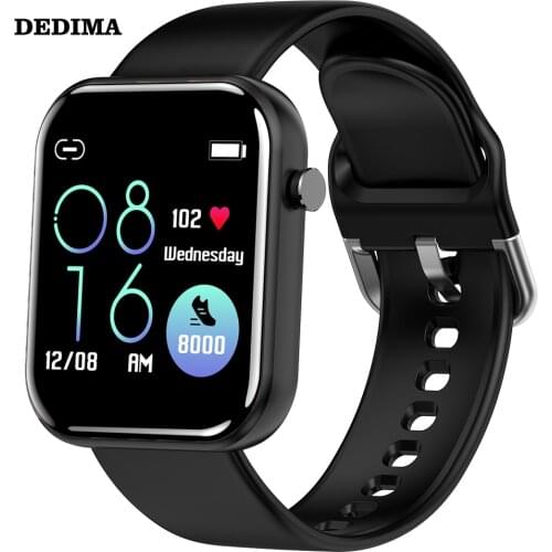 In stock Global Version DEDIMA Smart Watch 5ATM Waterproof Swimming Smartwatch 14 Days Battery Music Control for Android iOS