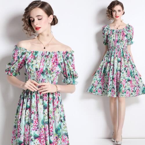 VERHELLEN Short Sleeve Dresses