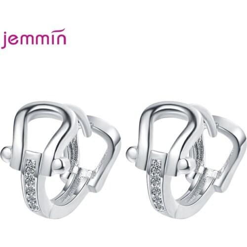 925 Sterling Silver Vintage Crystal Statement Earrings For Women Girls Valentines Day Gift Fashion Jewelry Wholesale