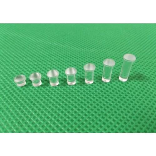 100PC 4MM Clear color Round LIGHT PIPE PNL MNT 25.4MM-42MM LONG FOR 4MM Led Diode LED Tube Lampshade Replace PLP5-2
