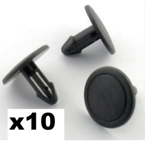 10x For Honda Windscreen Cowl / Scuttle Panel Plastic Retainer Trim Fastener Clips