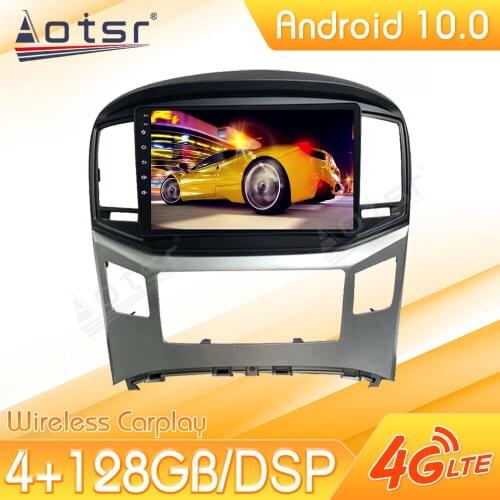 Android 10 Car Multimedia Stereo Player For Hyundai H1 2016-2018 Tape Radio Recorder Video Auto GPS Navi Head Unit No 2Din 2 Din