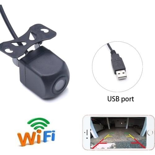 WIFI Reversing Camera Dash Cam Star Night Vision Car Rear View Camera for ipad for iPhone With USB Port