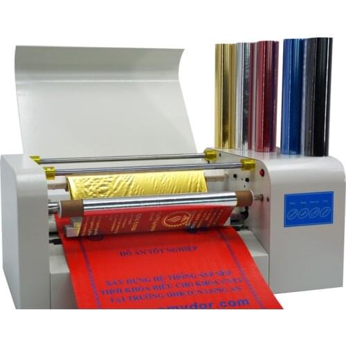 Amydor 360C auto feeding paper stamping digital foil printer
