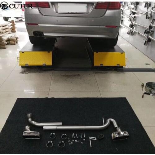 F10 5 series M5 304 Steel Exhaust Pipe Tips Muffler For BMW F10 5 Series M5 Exhaust Dual Tip 11-15