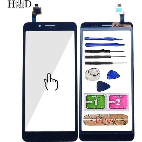 Mobile Touch Screen For Alcatel 1C 2019 5003D Touch Screen Digitizer Panel Lens Sensor Front Glass Tools 3M Glue Wipes