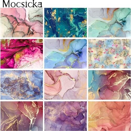 Marble Backdrop Pattern Texture Abstract Gradient Baby Portrait Photography Background For Photo Studio Photophone Photocall