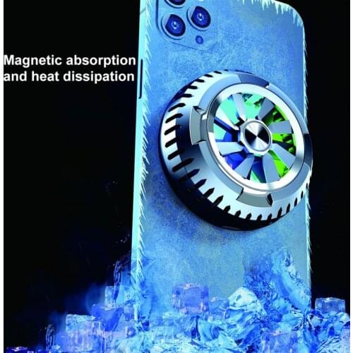 Newest Magnetic Phone Radiator Semiconductor Cooling Fan Game Cooler For PUBG Mobile Phone Tablet Radiator Gaming Accessories