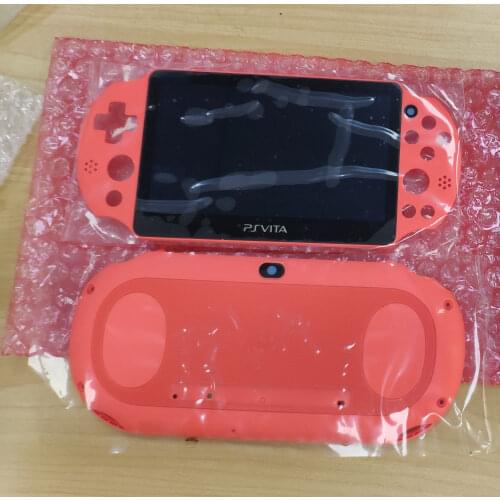 Orange Original LCD Screen Display + Back Cover Touch Screen Panel Housing Case for PS Vita PSVITA PSV PCH 2000 2xxx