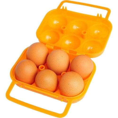 Refrigerator egg rack egg gift egg care packaging box plastic 4-6 pieces camping outdoor egg box