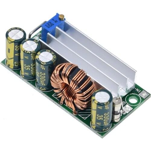 DC 5V 12V AT30 Step Up Down Power Supply Converter Buck Boost Board Module Replace XL6009 4-30V To 0.5-30V Cooling Fan