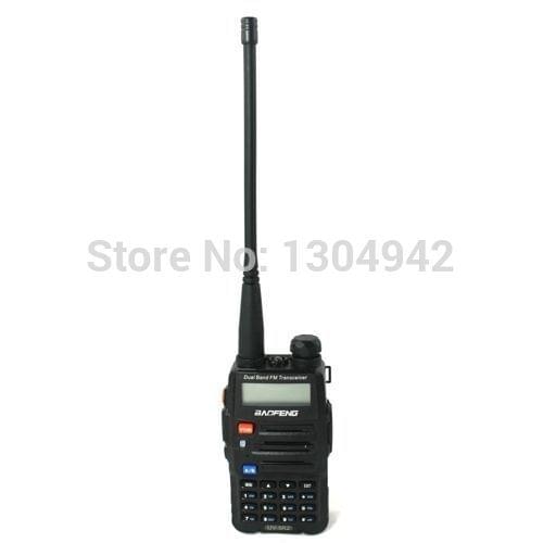 Black BaoFeng Radio UV-5R2 Dual Band Walkie Talkie VHF/UHF 136-174&400-520MHz Handy Radio Receiver With Headfone