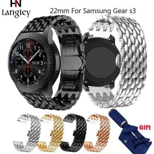 Gear S2 S3 Frontier Strap For Samsung Galaxy watch 46mm 42mm active 20 22mm watchband huawei watch gt strap gear sport Band New