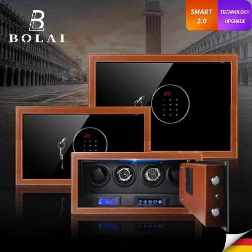 Luxury Automatic Watch Winder Safe Box Carbon Fiber Watch Winding Box Quiet Motor Storage Display Case Mechanical Watches Boxes