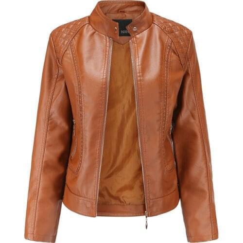 Yozihis Womens Fashion Leather Jackets
