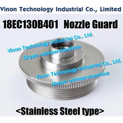 18EC130B401 edm Nozzle Guard 12L (Stainless steel type). edm Laminar nozzle guard 18EC.130B.401