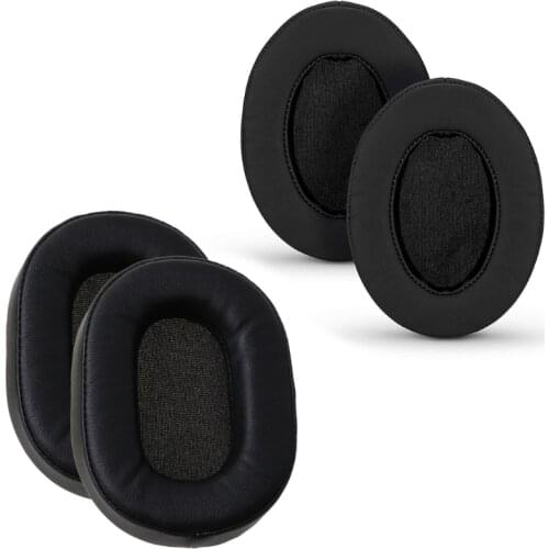 1Pair Foam Ear Pads Cushion Leather Earpad for ATH-MSR7 M50X M20 M40 M40X SX1 H054