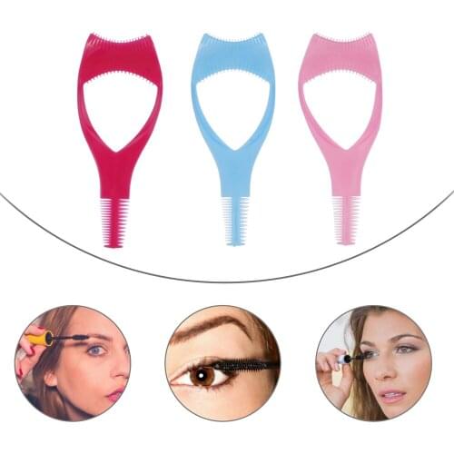 18Pcs 3 in 1 Makeup Cosmetic Upper Lower Eyelash Mascara Guard Applicator
