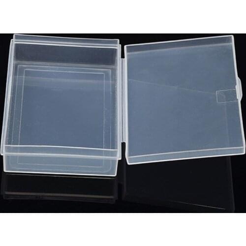 2pcs Transparent Plastic Box Playing Cards Container Tarot Poker Card Storage Case Mini Tool Element Packing