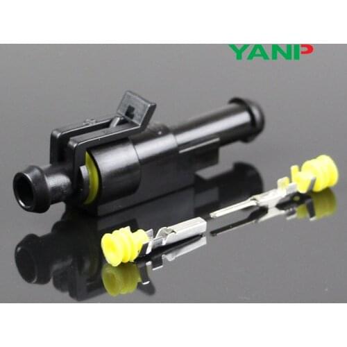 20pcs Car Wire Harness Plug Waterproof Connector 1P 2P 3P 4P 5P 6P Plug Socket Male Connector Docking Plug-in