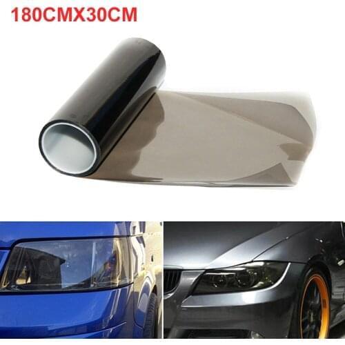 30*180cm Matt Smoke Light Film Car Matte Black Tint Headlight Taillight Fog Light Vinyl Film Rear Lamp Tinting Film