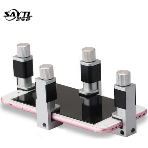 4pcs/set LCD Screen Fastening Metal clip Adjustable Aluminium alloy Clip Fixture holder for Smart Phone iPad Tablet Repair Tool