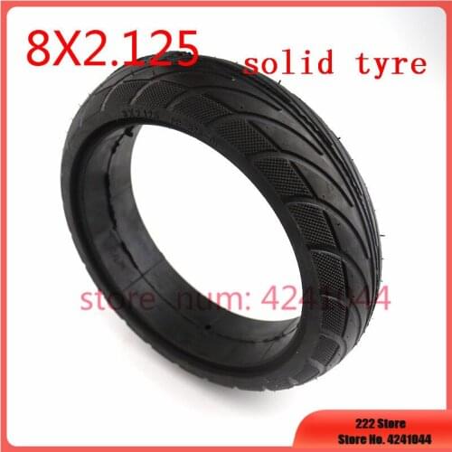 8 inch 8x2.125 solid tyre 200x50 Non pneumatic tire for electric wheelchair Electric Balanced Car Electric Scooter Baby