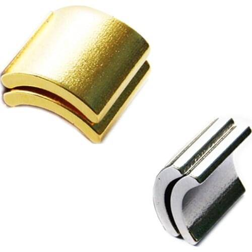 Arc NdFeB Strong Magnetic Steel Accessories For 130 Four-wheel Drive Motor Gold / Silver N42SH