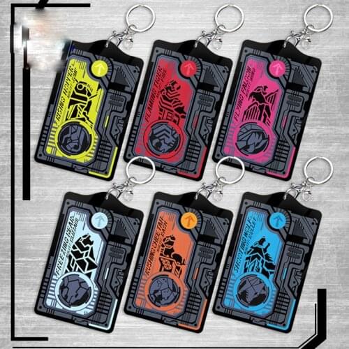 Anime Masked Rider Kamen Rider Zero-One Cosplay Student Bus Pass Business Card Holder Keychain Pendant Case Acrylic card cover