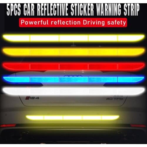 Car Trunk Warning Reflective Sticker for VW jetta Golf 6 POLO Passat Cruze HYUNDAI Solaris Skoda Opel Mokka