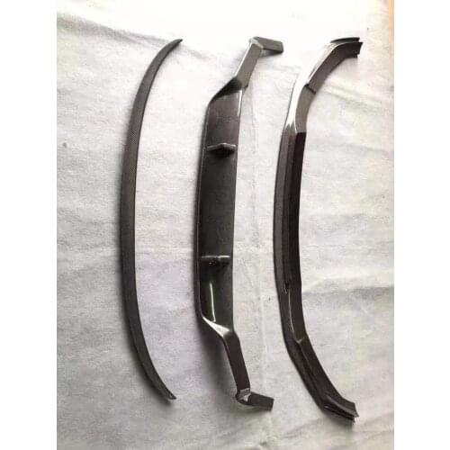 Carbon Fiber Front Bumper Lip Spoiler Auto Car Diffuser Fits For BMW 6 Series GT G32 2018 2019 2020