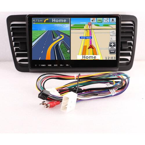 9.66 inch navigator car multimedia player intelligent HD capacitive screen audio video DVD for Subaru Legacy Outback