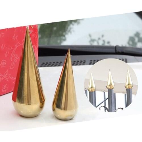 Freeshipping 125mm Titanium Color Decoration Handrail Armrest Stair Fence Gate Door Top Tip Parts Head for Outdoor or Indoor