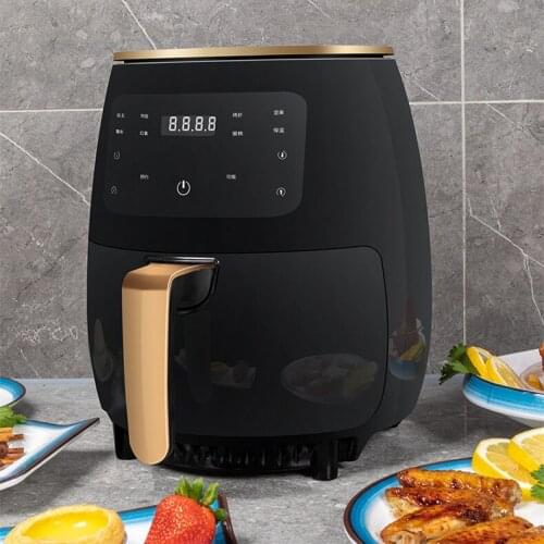 Oil free Health Fryer Cooker Home Multifunction Smart Touch LCD Deep Airfryer Pizza Fryer for French Fries