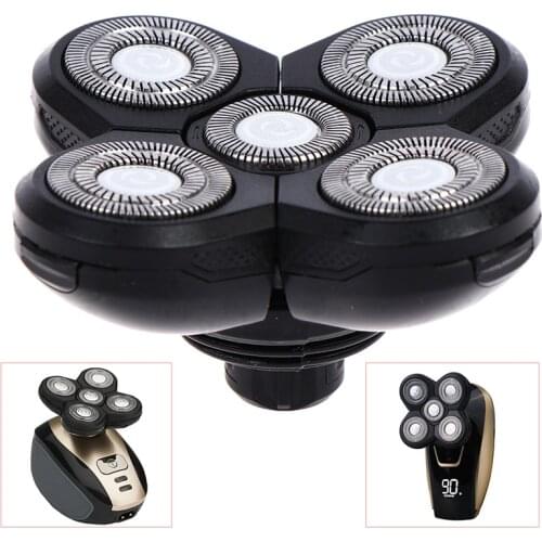 4D Men 1Pcs Electric Shaver Replacement Head 5 Cutter Razor Blades Floating Head