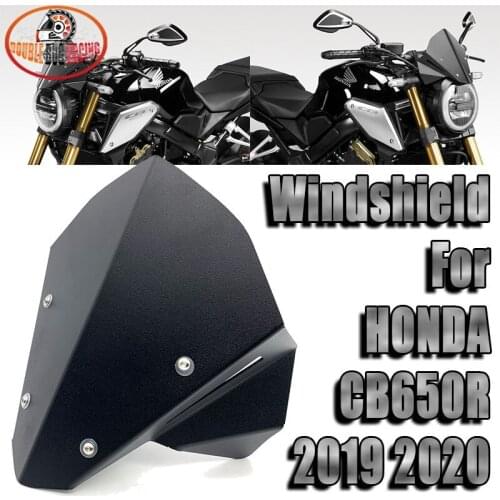 Motorcycle Sports Touring Windshield WindScreen Deflector For HONDA CB650R NEO Sports Cafe CB 650 R 2019-2020 CB-650R '19 '20